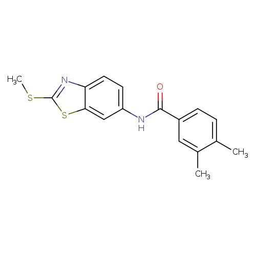 3,4-dimethyl-N-[2-(methylsulfanyl)-1,3-benzothiazol-6-yl]benzamide
