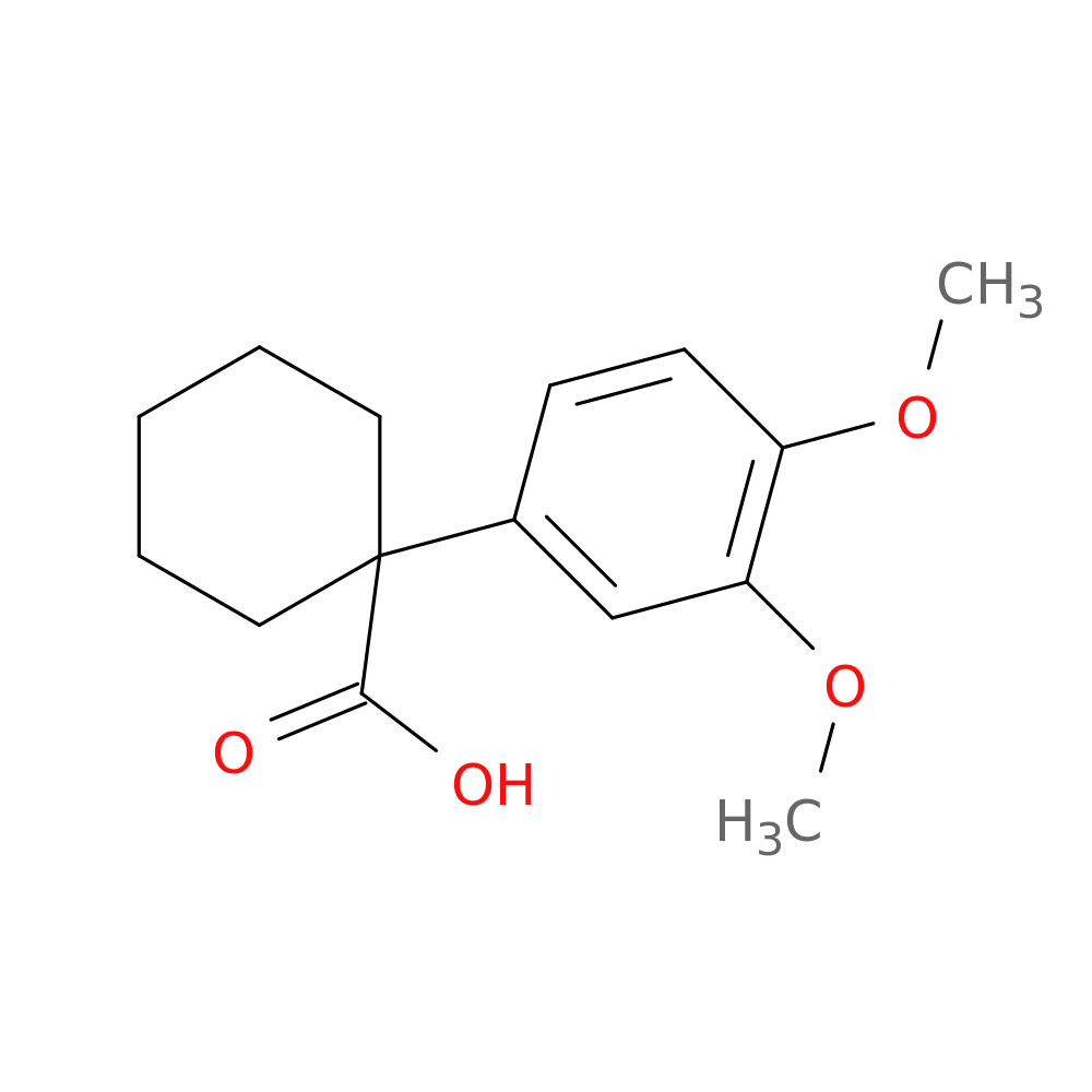 1-(3,4-dimethoxyphenyl)cyclohexane-1-carboxylic acid