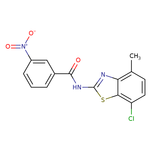 N-(7-chloro-4-methyl-1,3-benzothiazol-2-yl)-3-nitrobenzamide