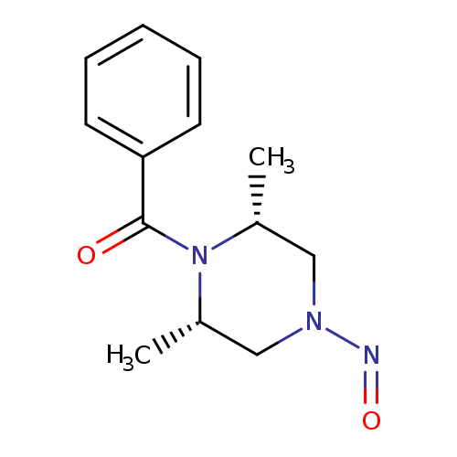(2R,6S)-1-benzoyl-2,6-dimethyl-4-nitrosopiperazine