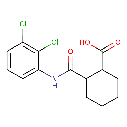 2-[(2,3-dichlorophenyl)carbamoyl]cyclohexane-1-carboxylic acid