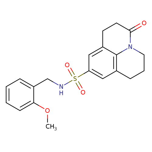 N-[(2-methoxyphenyl)methyl]-2-oxo-1-azatricyclo[7.3.1.0^{5,13}]trideca-5,7,9(13)-triene-7-sulfonamide