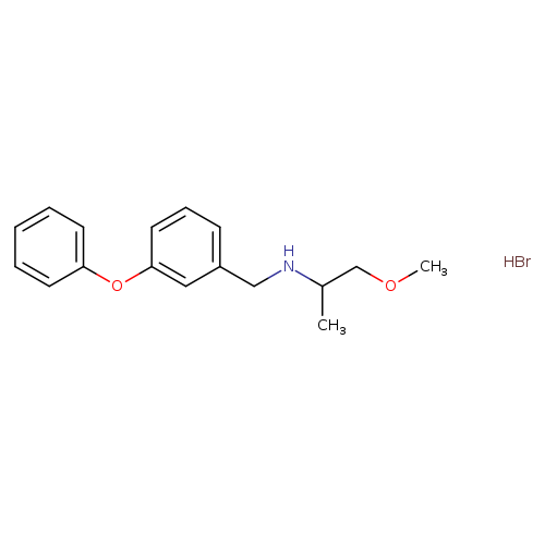 (2-methoxy-1-methylethyl)(3-phenoxybenzyl)amine hydrobromide