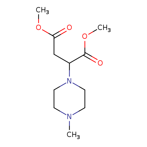 dimethyl 2-(4-methylpiperazin-1-yl)succinate