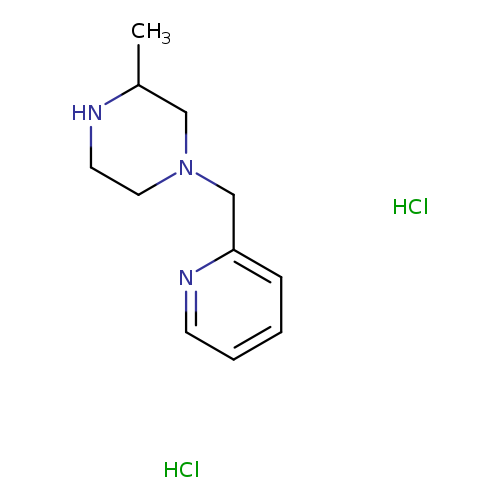 3-Methyl-1-(pyridin-2-ylmethyl)piperazine dihydrochloride