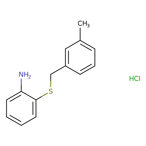 {2-[(3-methylbenzyl)thio]phenyl}amine hydrochloride