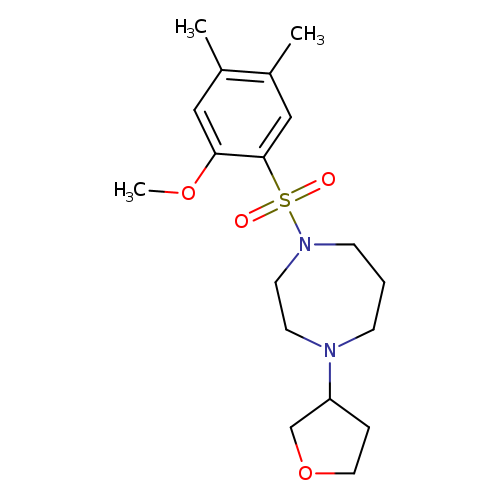 1-(2-methoxy-4,5-dimethylbenzenesulfonyl)-4-(oxolan-3-yl)-1,4-diazepane