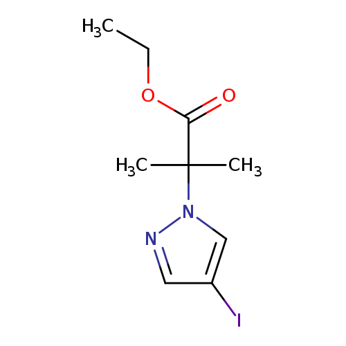 ethyl 2-(4-iodo-1H-pyrazol-1-yl)-2-methylpropanoate