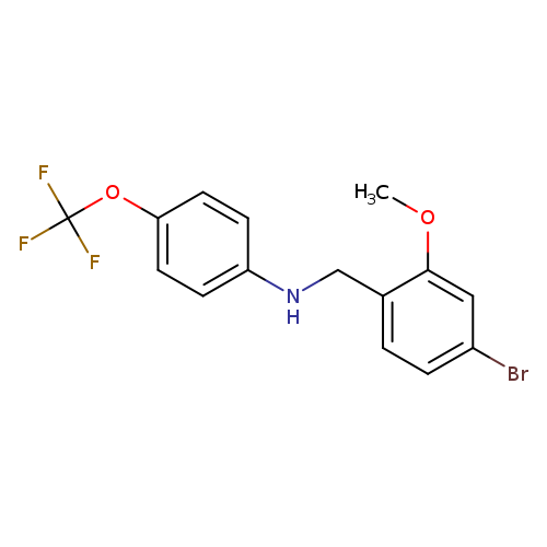 N-[(4-bromo-2-methoxyphenyl)methyl]-4-(trifluoromethoxy)aniline