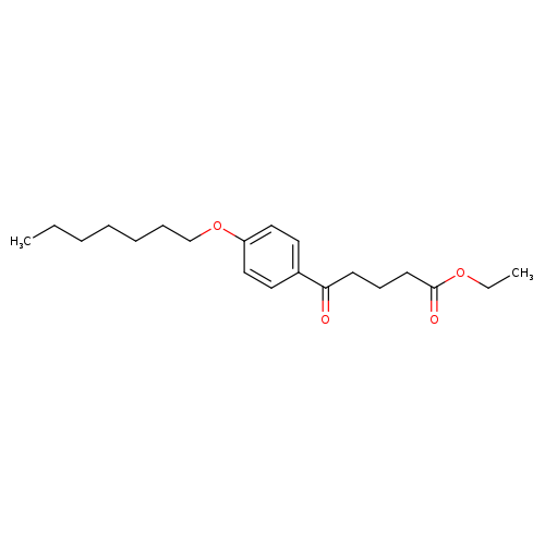 Ethyl 5-(4-heptyloxyphenyl)-5-oxovalerate