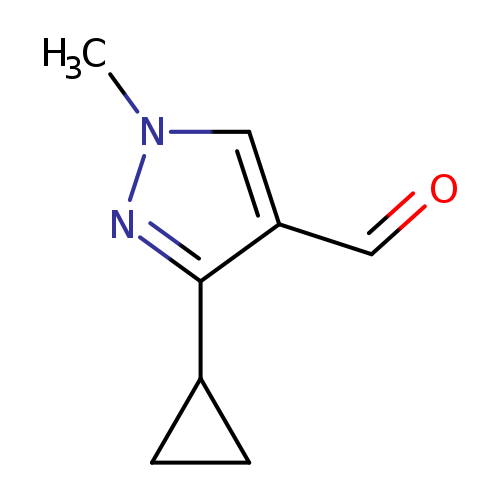 3-Cyclopropyl-1-methyl-1h-pyrazole-4-carbaldehyde