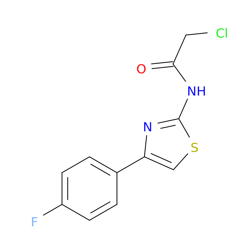 2-Chloro-N-[4-(4-fluoro-phenyl)-thiazol-2-yl]-acetamide