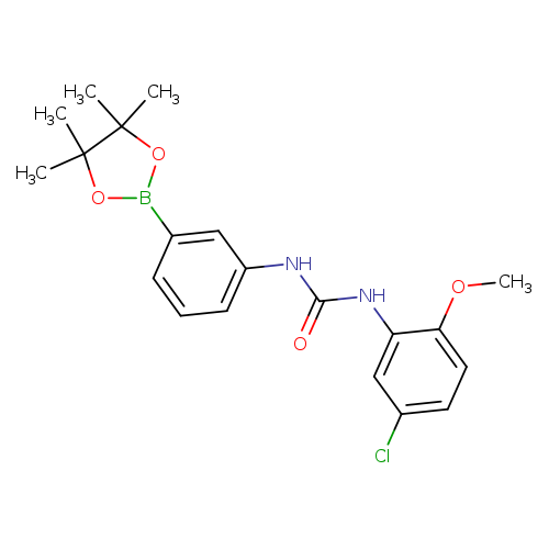 1-(5-Chloro-2-methoxyphenyl)-3-[3-(tetramethyl-1,3,2-dioxaborolan-2-yl)phenyl]urea