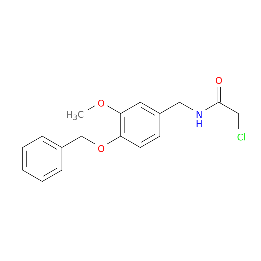 N-{[4-(benzyloxy)-3-methoxyphenyl]methyl}-2-chloroacetamide