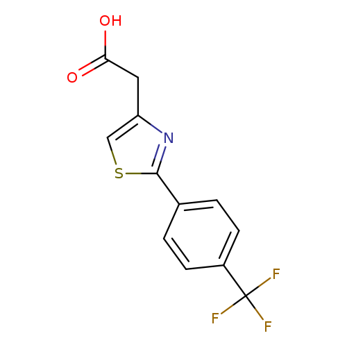 2-(2-(4-(Trifluoromethyl)phenyl)thiazol-4-yl)acetic acid