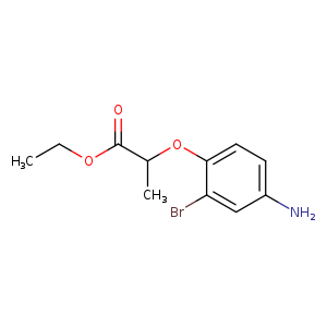 2-(4-Amino-2-bromo-phenoxy)-propionic acid ethyl ester