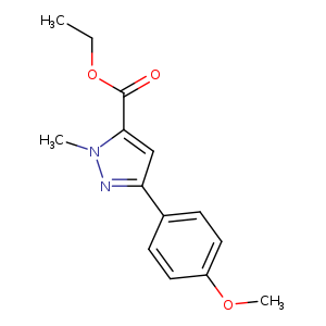 Ethyl 3-(4-methoxyphenyl)-1-methyl-1H-pyrazole-5-carboxylate