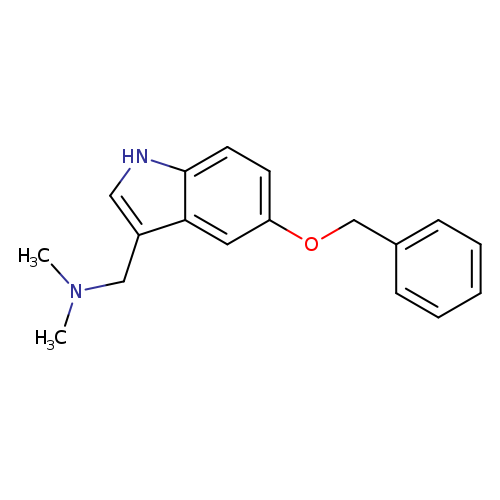 1H-Indole-3-methanamine, N,N-dimethyl-5-(phenylmethoxy)-