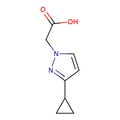 2-(3-Cyclopropyl-1H-pyrazol-1-yl)acetic acid