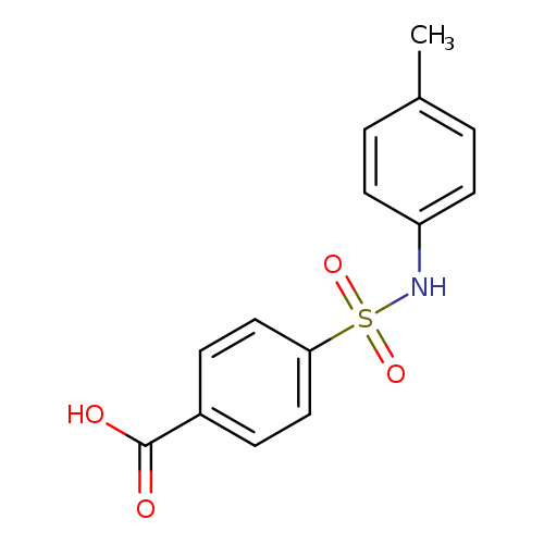 Benzoic acid, 4-[[(4-methylphenyl)amino]sulfonyl]-