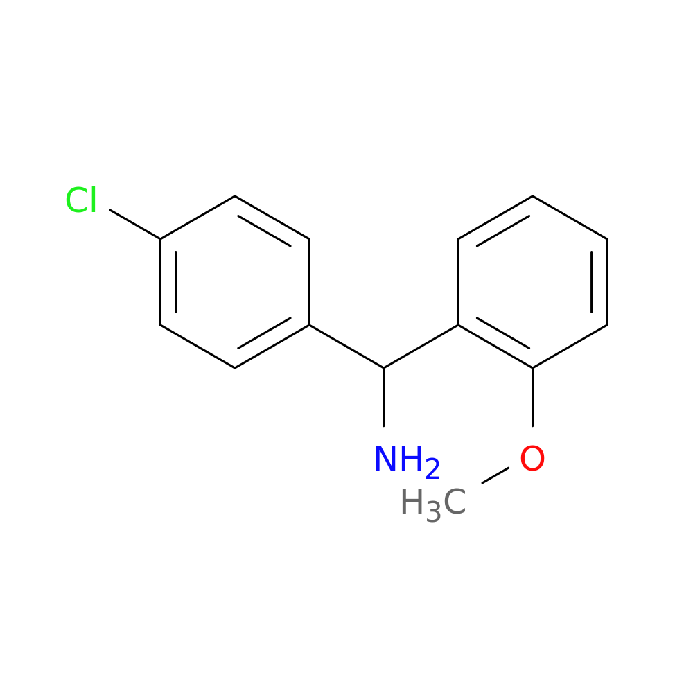 (4-Chlorophenyl)(2-methoxyphenyl)methanamine