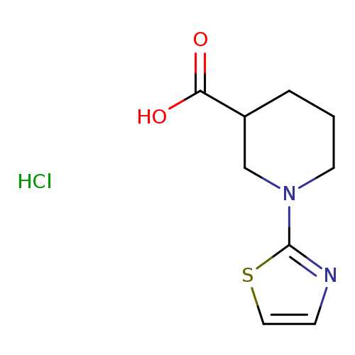 1-(1,3-thiazol-2-yl)piperidine-3-carboxylicacidhydrochloride