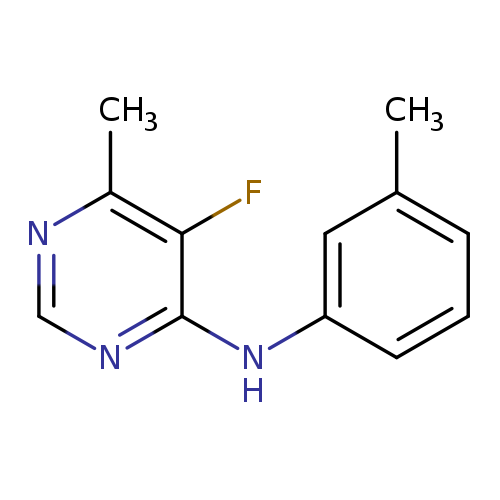 5-fluoro-6-methyl-N-(3-methylphenyl)pyrimidin-4-amine