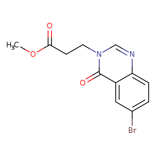 methyl3-(6-bromo-4-oxo-3,4-dihydroquinazolin-3-yl)propanoate