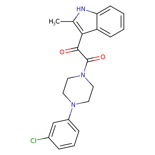 1-[4-(3-chlorophenyl)piperazin-1-yl]-2-(2-methyl-1H-indol-3-yl)ethane-1,2-dione