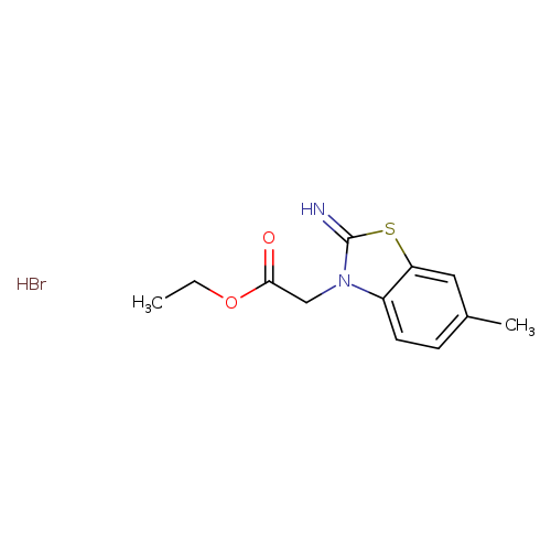 ethyl 2-(2-imino-6-methylbenzo[d]thiazol-3(2H)-yl)acetate hydrobromide