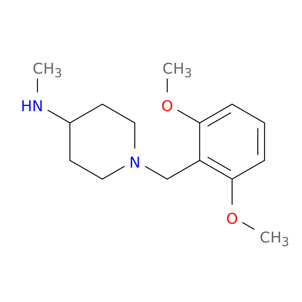 4-Piperidinamine, 1-[(2,6-dimethoxyphenyl)methyl]-N-methyl-