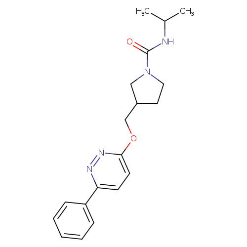 3-{[(6-phenylpyridazin-3-yl)oxy]methyl}-N-(propan-2-yl)pyrrolidine-1-carboxamide