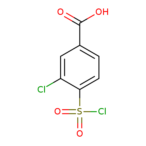 3-Chloro-4-(chlorosulfonyl)benzoic acid