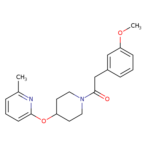 2-(3-methoxyphenyl)-1-{4-[(6-methylpyridin-2-yl)oxy]piperidin-1-yl}ethan-1-one