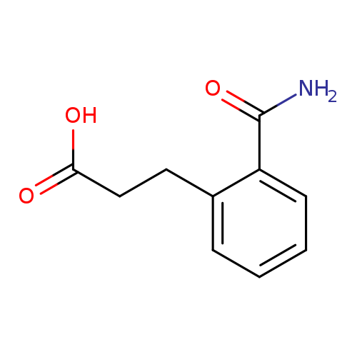 3-(2-carbamoylphenyl)propanoic acid