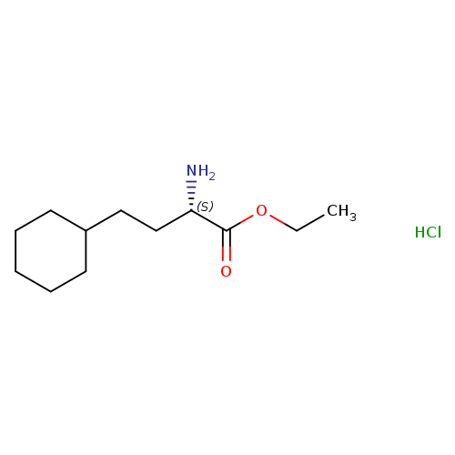 (S)-Ethyl 2-amino-4-cyclohexylbutanoate hydrochloride