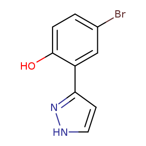 4-bromo-2-(1H-pyrazol-3-yl)phenol