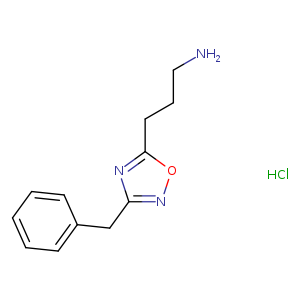 3-(3-Benzyl-1,2,4-oxadiazol-5-yl)propan-1-amine hydrochloride