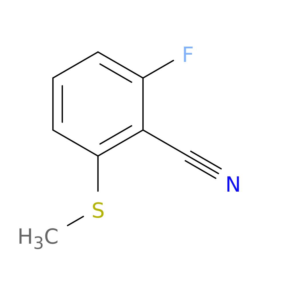 2-FLUORO-6-(METHYLTHIO)BENZONITRILE