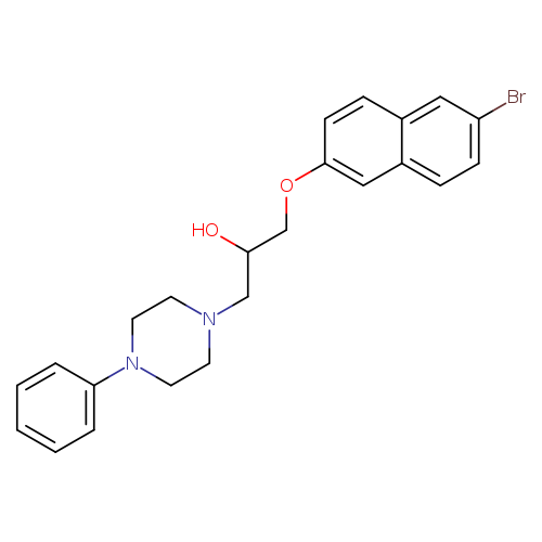 1-[(6-bromonaphthalen-2-yl)oxy]-3-(4-phenylpiperazin-1-yl)propan-2-ol