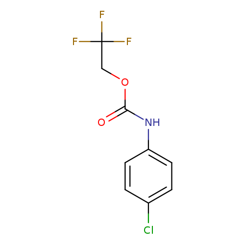 2,2,2-trifluoroethyl N-(4-chlorophenyl)carbamate