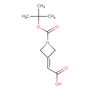 2-{1-[(tert-butoxy)carbonyl]azetidin-3-ylidene}acetic acid