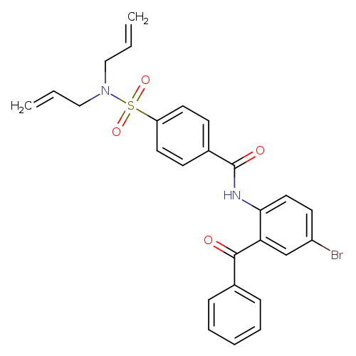 N-(2-benzoyl-4-bromophenyl)-4-[bis(prop-2-en-1-yl)sulfamoyl]benzamide