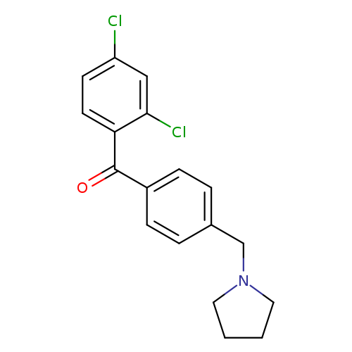 2,4-Dichloro-4'-pyrrolidinomethyl benzophenone