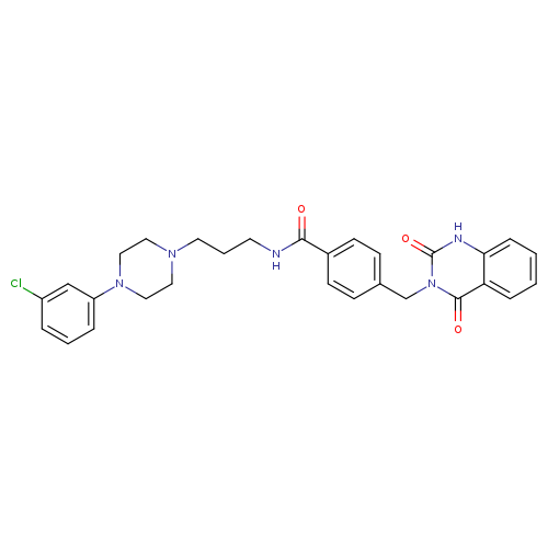 N-{3-[4-(3-chlorophenyl)piperazin-1-yl]propyl}-4-[(2,4-dioxo-1,2,3,4-tetrahydroquinazolin-3-yl)methyl]benzamide