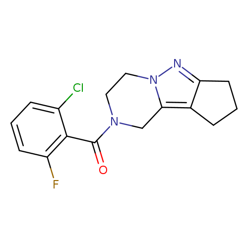11-(2-chloro-6-fluorobenzoyl)-7,8,11-triazatricyclo[6.4.0.0^{2,6}]dodeca-1,6-diene
