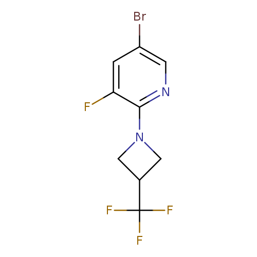 5-bromo-3-fluoro-2-[3-(trifluoromethyl)azetidin-1-yl]pyridine
