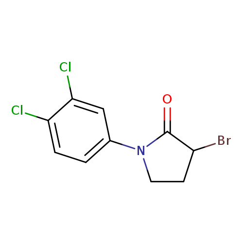 3-bromo-1-(3,4-dichlorophenyl)pyrrolidin-2-one