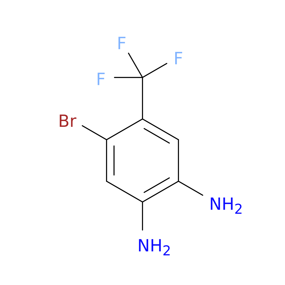 4-Bromo-5-(trifluoromethyl)benzene-1,2-diamine
