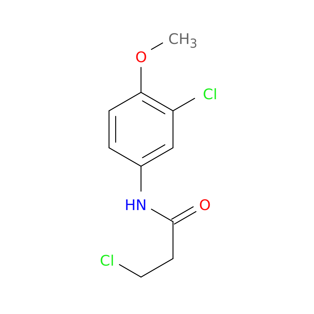 3-Chloro-N-(3-chloro-4-methoxyphenyl)propanamide